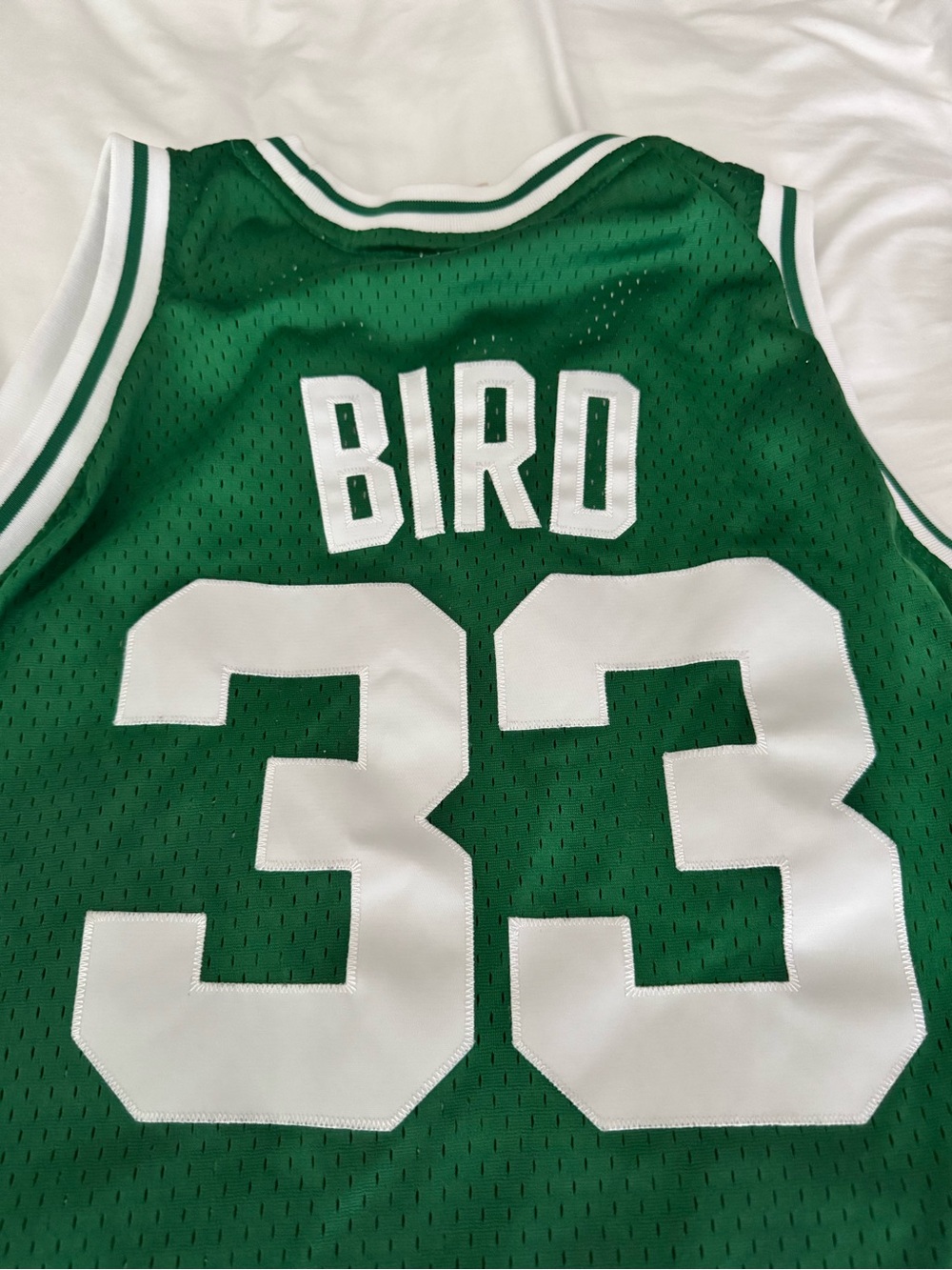 adidas Green Celtics Larry Bird Hardwood Classics Jersey. Xl swingman. Sewn. Men - Picture 4 of 4